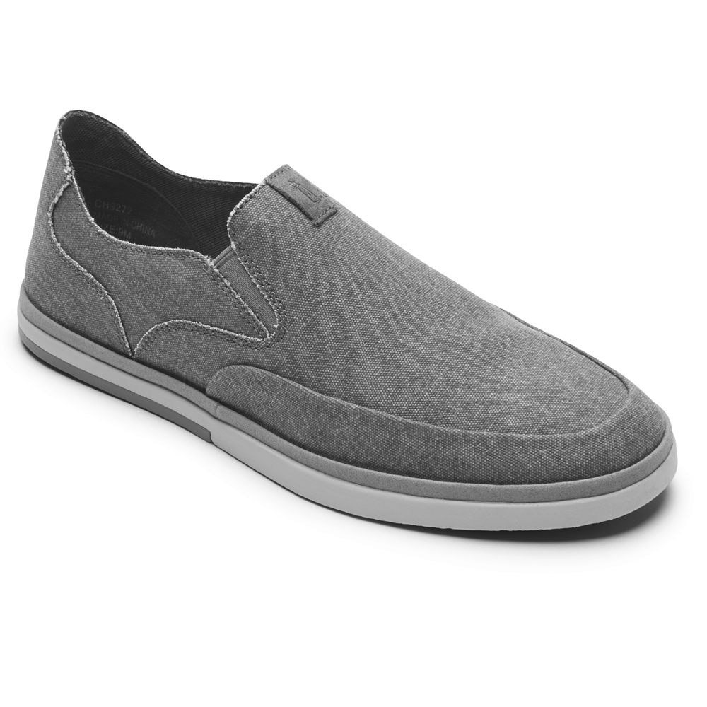 Rockport Singapore Mens Slip-On - Austyn Grey - VR5639487